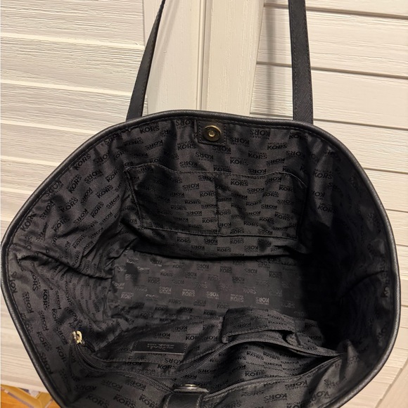 Michael Kors Black and Gold Tote - Picture 3 of 4